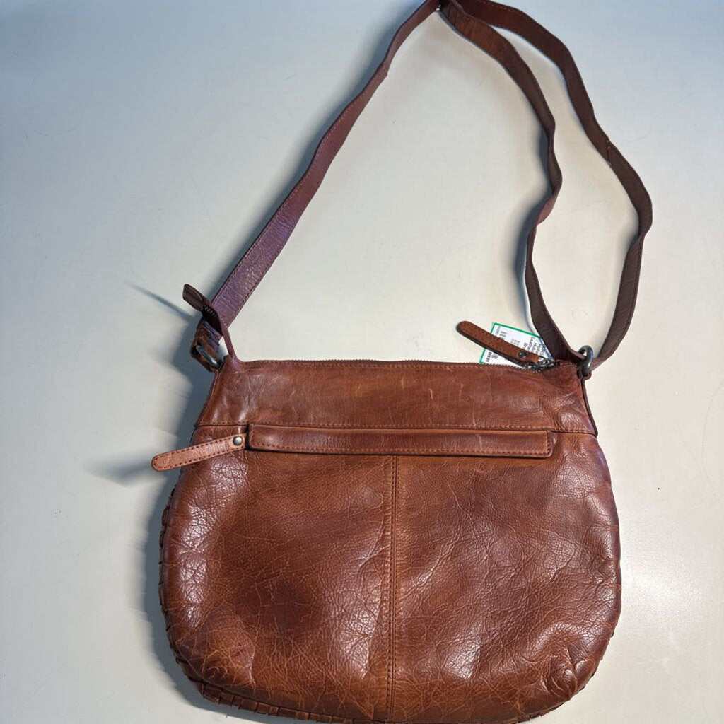 Vilenca Holland Brown Leather Crossbody
