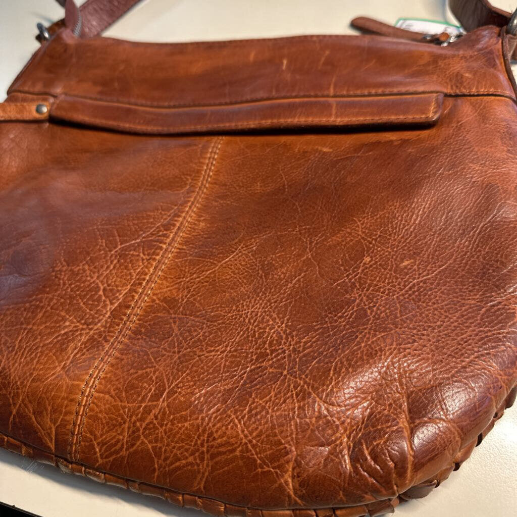 Vilenca Holland Brown Leather Crossbody