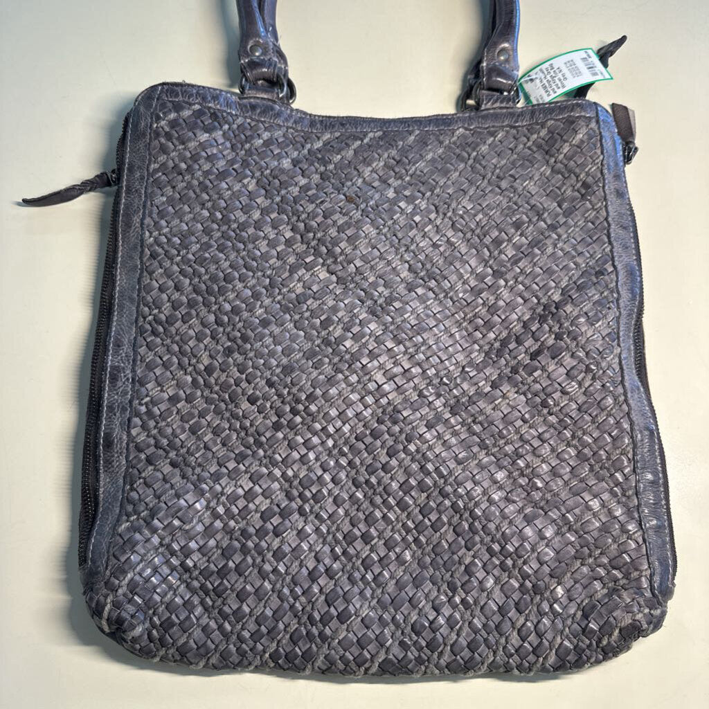 Hudson and Kings Grey Woven Tote Bag