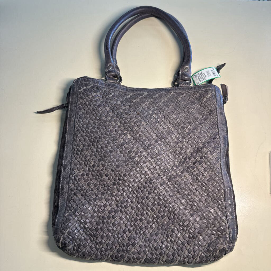 Hudson and Kings Grey Woven Tote Bag