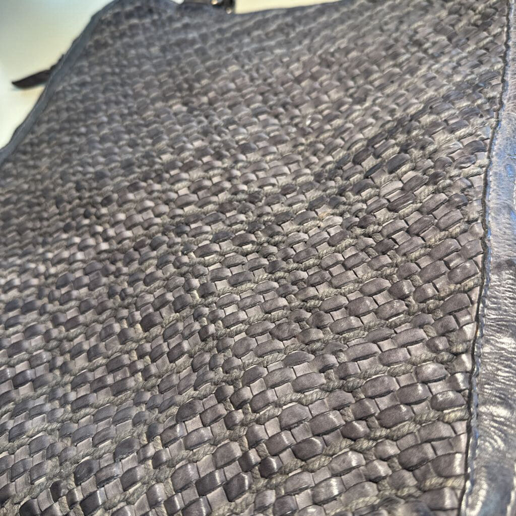 Hudson and Kings Grey Woven Tote Bag