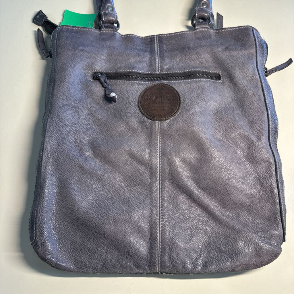 Hudson and Kings Grey Woven Tote Bag