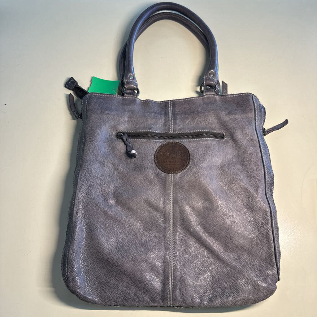 Hudson and Kings Grey Woven Tote Bag