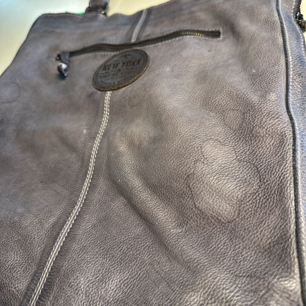 Hudson and Kings Grey Woven Tote Bag