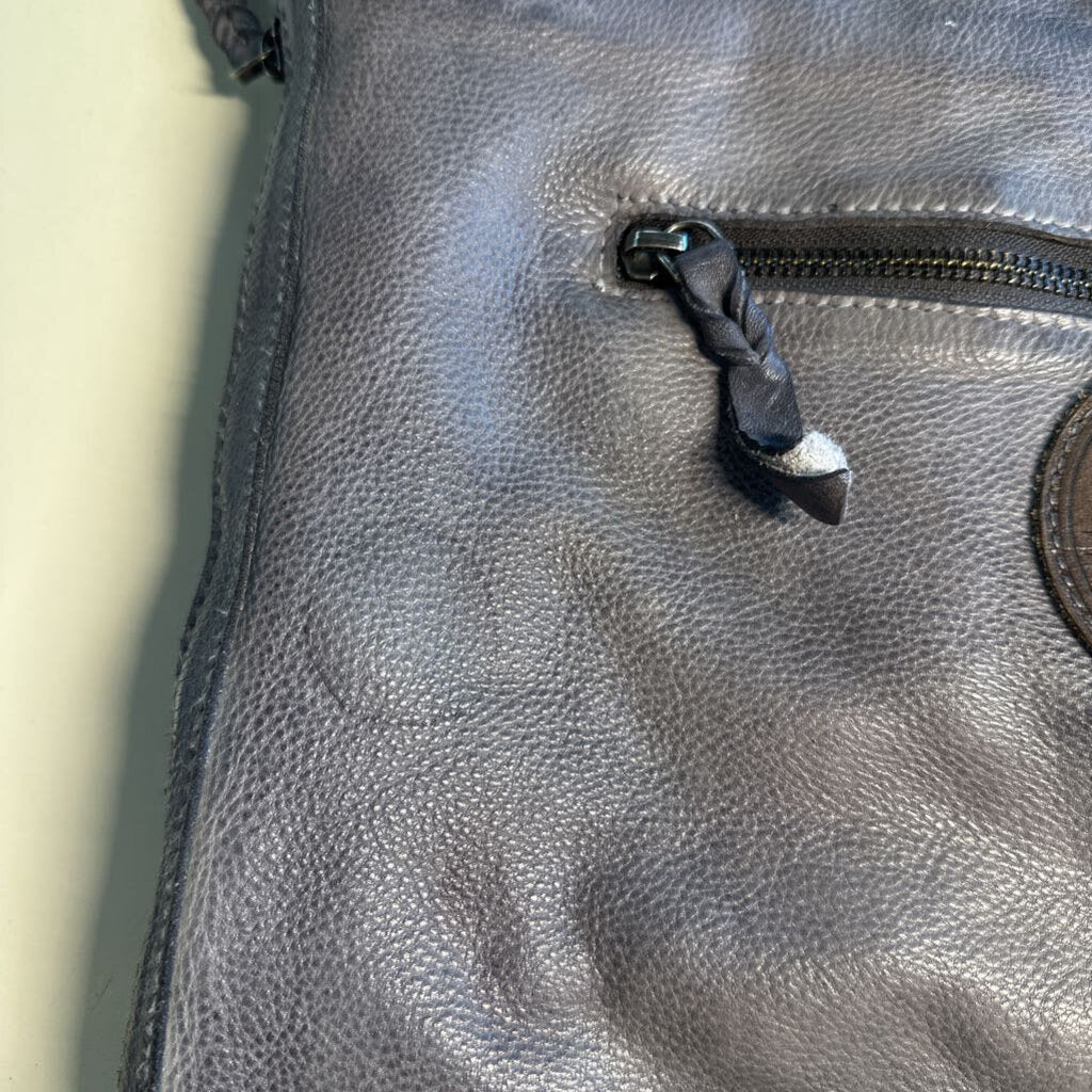 Hudson and Kings Grey Woven Tote Bag
