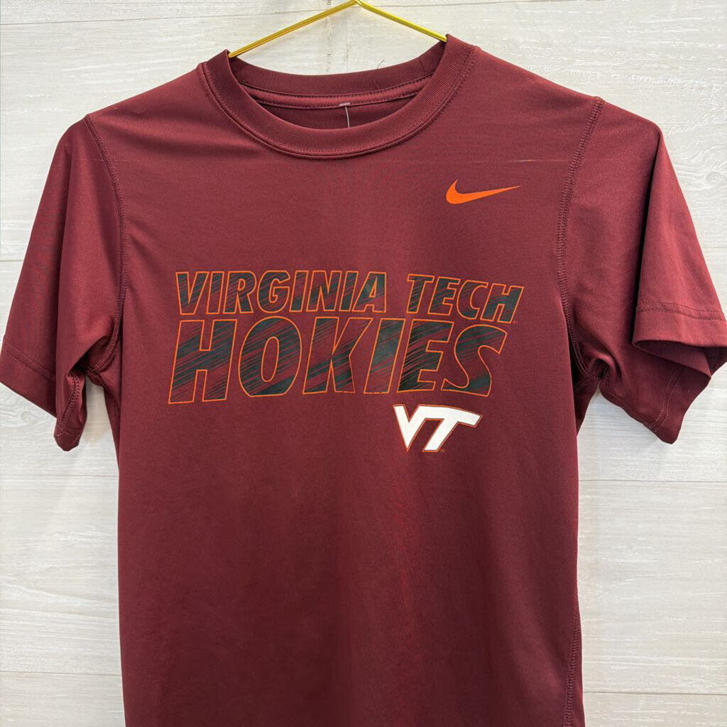 Nike Burgundy Virginia Tech Short Sleeve Top Medium