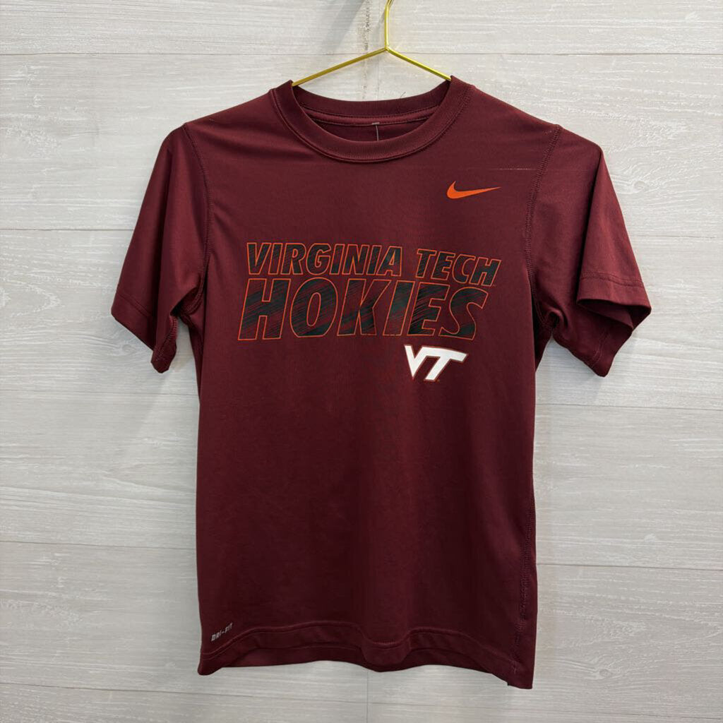 Nike Burgundy Virginia Tech Short Sleeve Top Medium