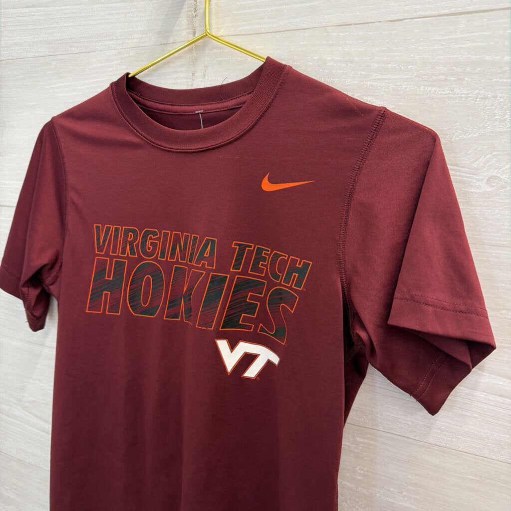 Nike Burgundy Virginia Tech Short Sleeve Top Medium