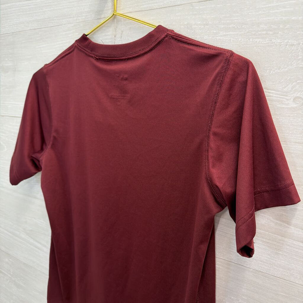 Nike Burgundy Virginia Tech Short Sleeve Top Medium