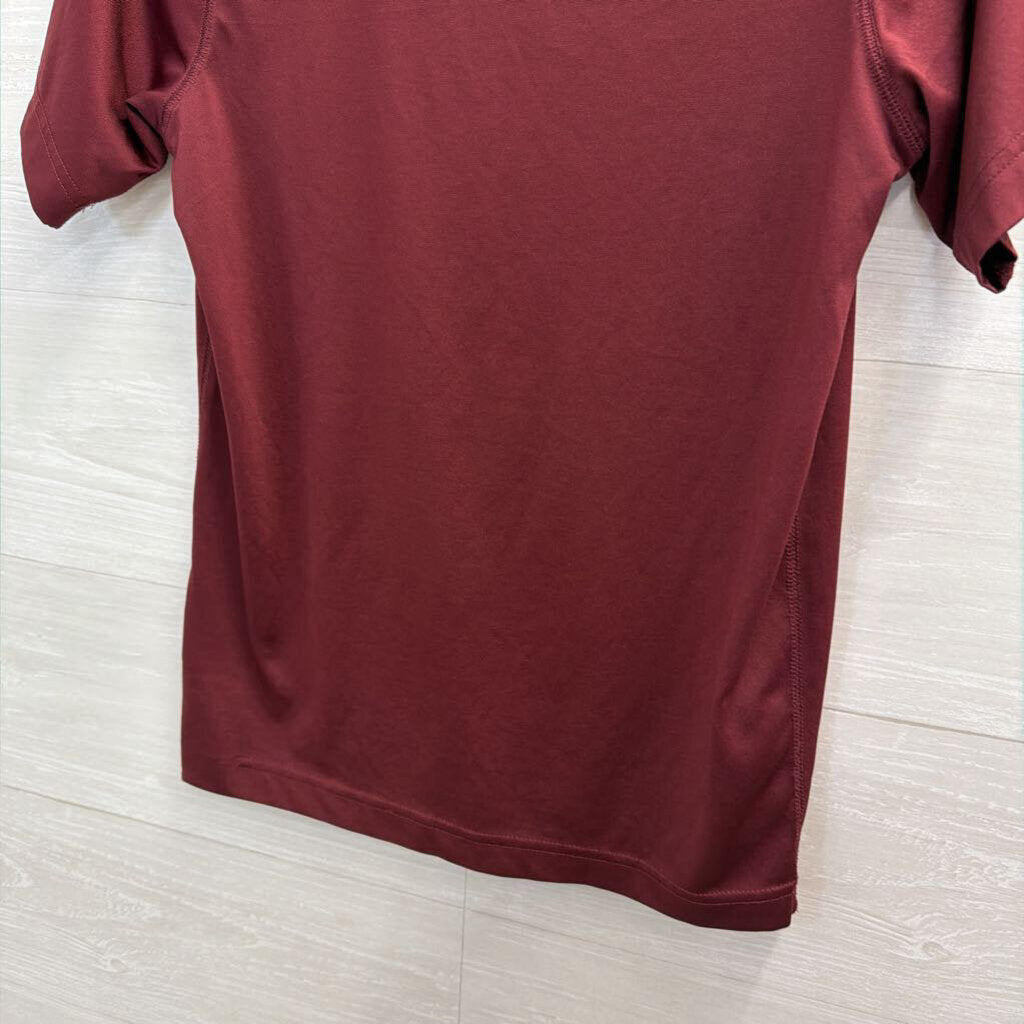 Nike Burgundy Virginia Tech Short Sleeve Top Medium