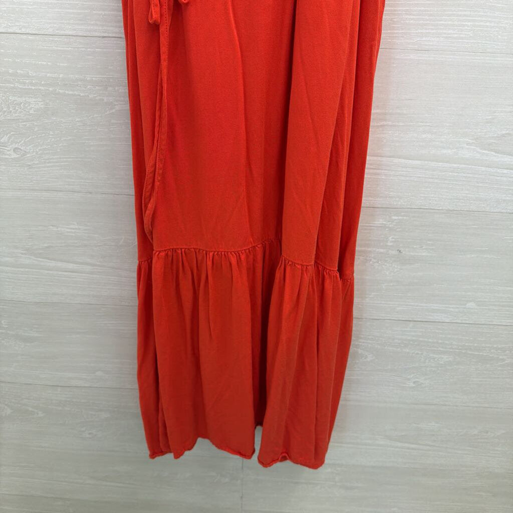 Banana Republic Red Maxi Dress Medium Petite