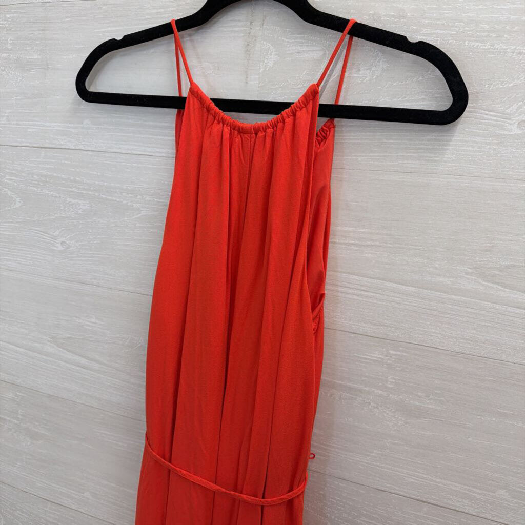 Banana Republic Red Maxi Dress Medium Petite