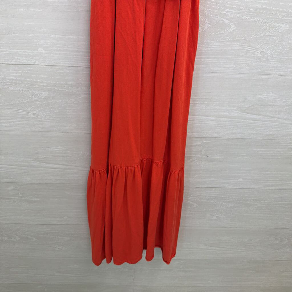 Banana Republic Red Maxi Dress Medium Petite