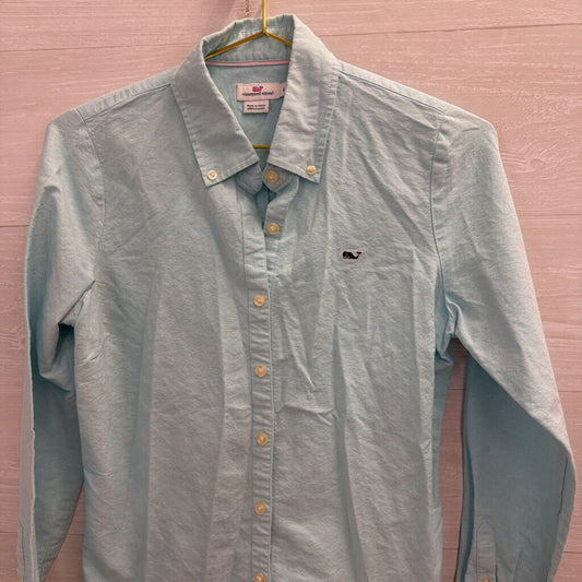 Vineyard Vines Blue Long Sleeve Button Down Top 4