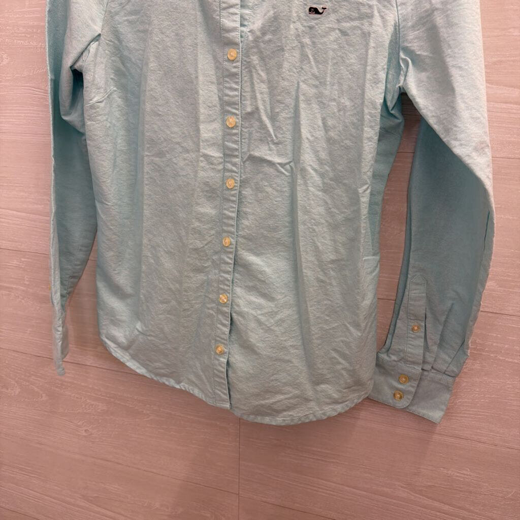 Vineyard Vines Blue Long Sleeve Button Down Top 4