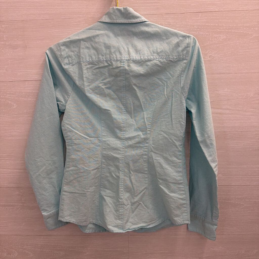 Vineyard Vines Blue Long Sleeve Button Down Top 4