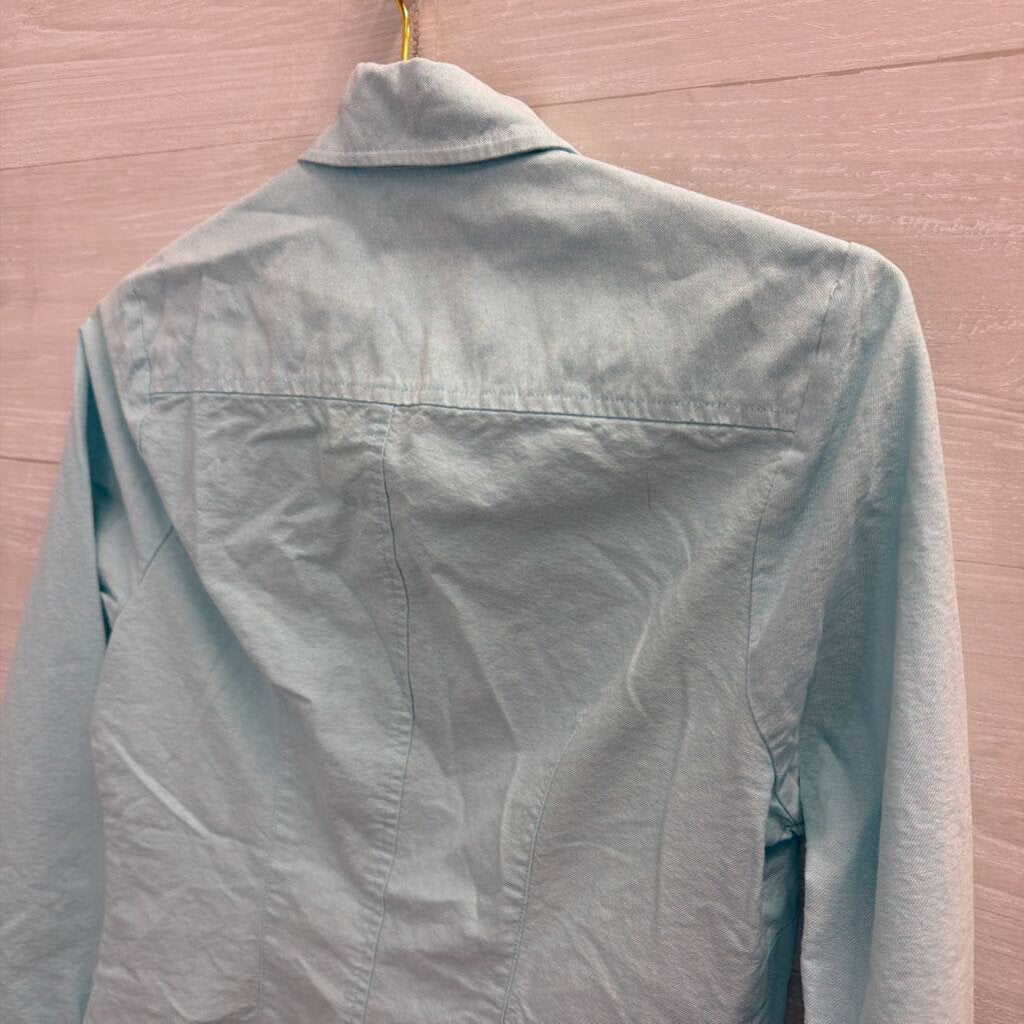 Vineyard Vines Blue Long Sleeve Button Down Top 4