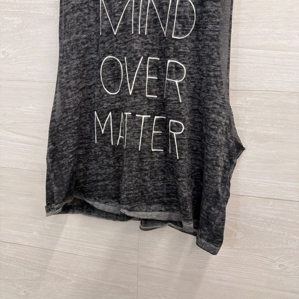 Grey Mind Over Matter Graphic Tank Top Extra Small