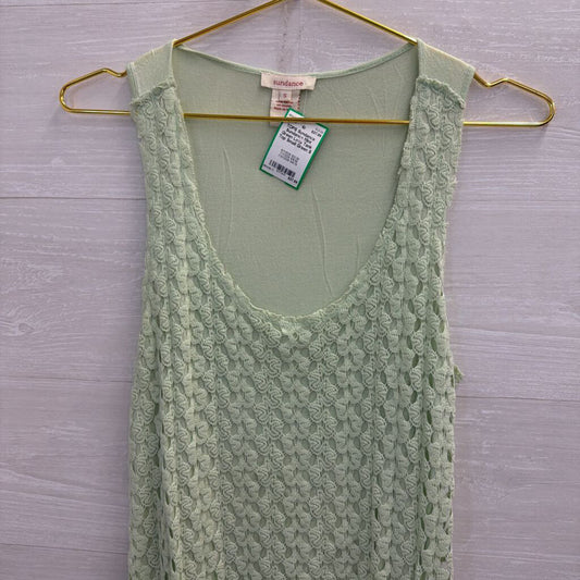 Sundance Mint Green Lace Tank Top Small
