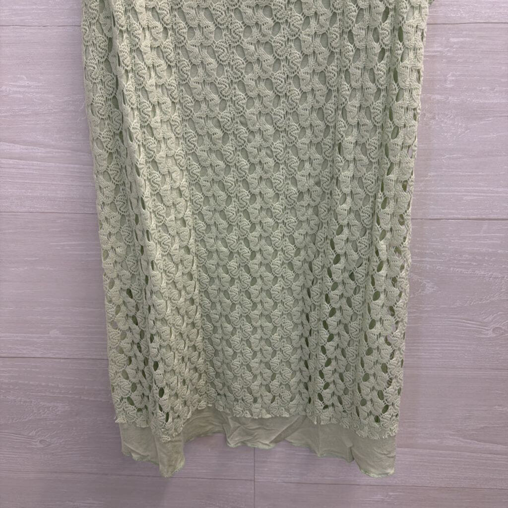 Sundance Mint Green Lace Tank Top Small