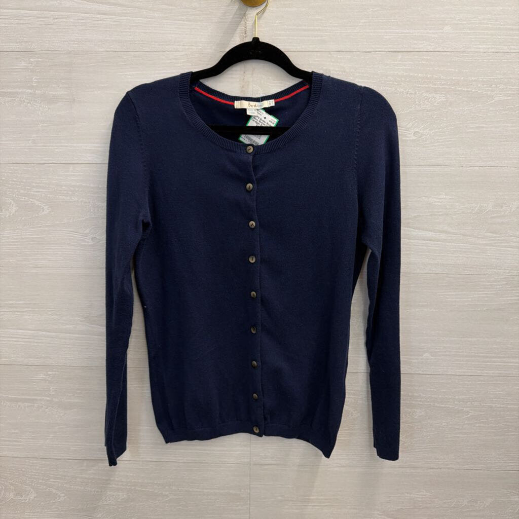 Boden Navy Button Front Cardigan Sweater 6