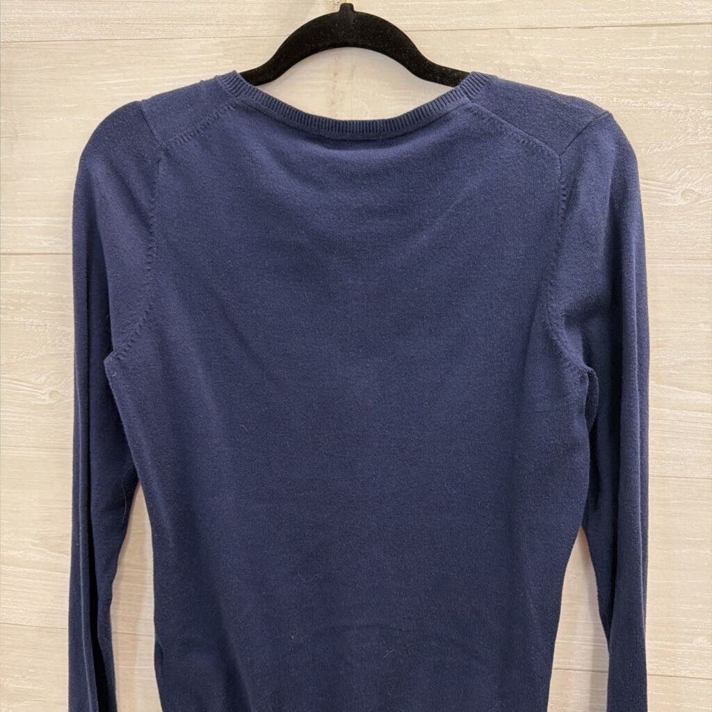 Boden Navy Button Front Cardigan Sweater 6