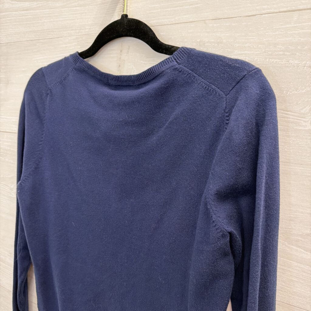 Boden Navy Button Front Cardigan Sweater 6