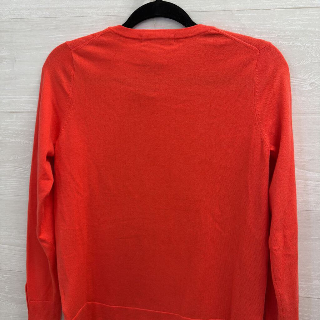 Boden Coral Long Sleeve Top Small