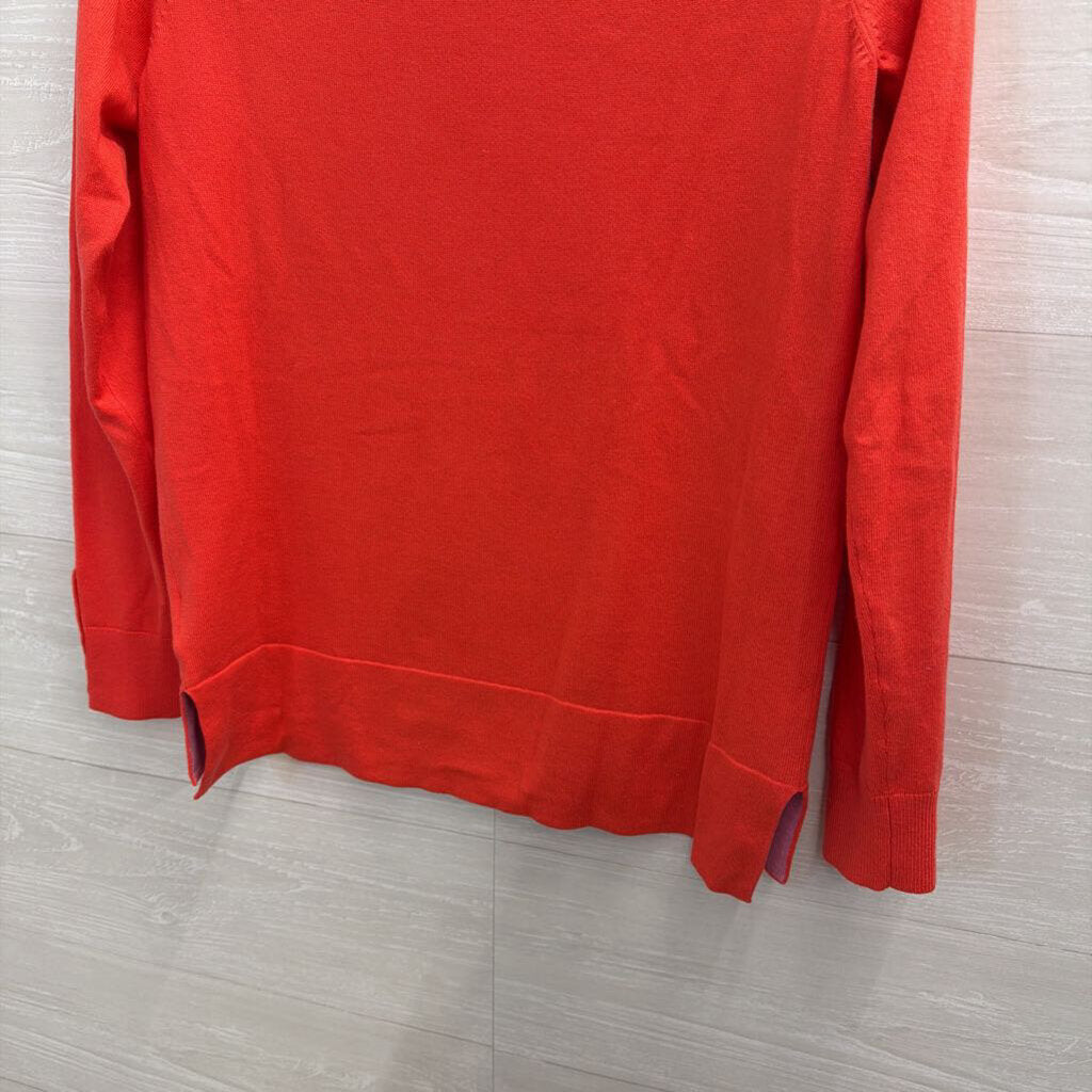 Boden Coral Long Sleeve Top Small