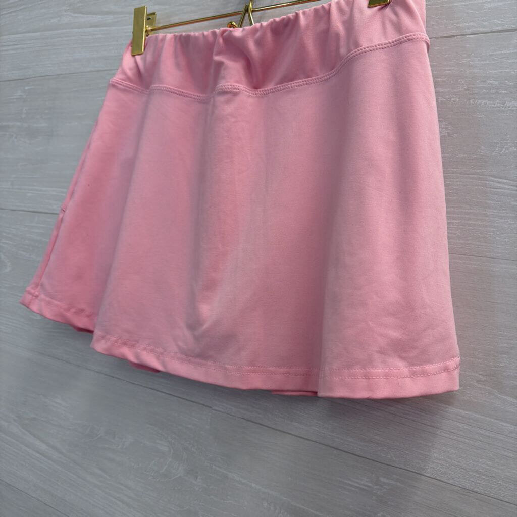 Pink Athletic Skirt With Shorts Extra Small