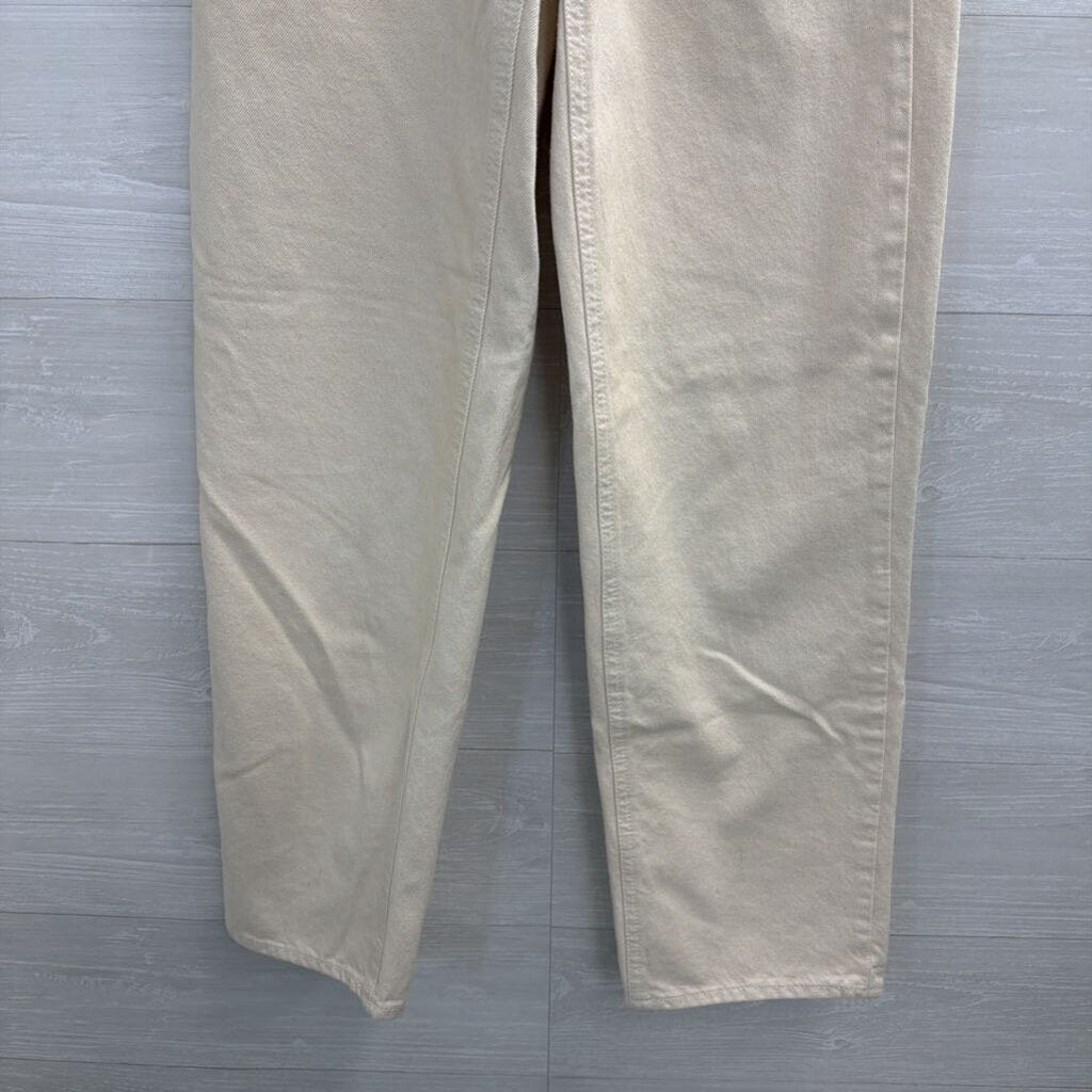 BDG Cream High Rise Baggy Jeans 25
