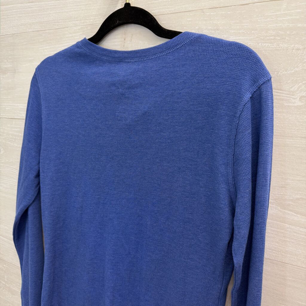 Cowboys Her Style Blue Long Sleeve Graphic Tee Medium