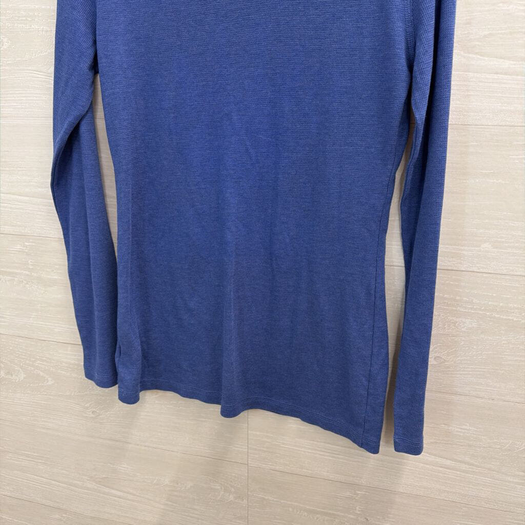 Cowboys Her Style Blue Long Sleeve Graphic Tee Medium