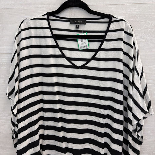 Karen Kane White/ Black Striped Boxy Top Small