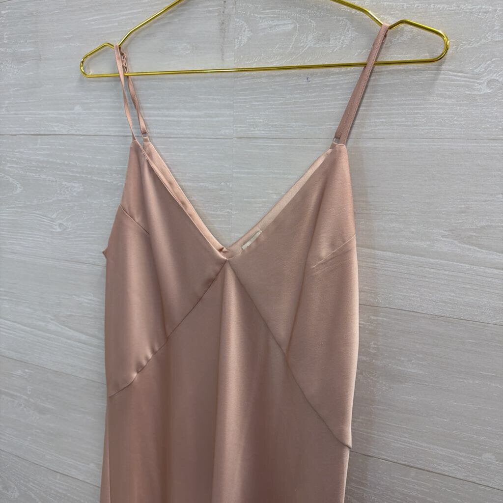 A New Day Pink Silky Maxi Dress Medium