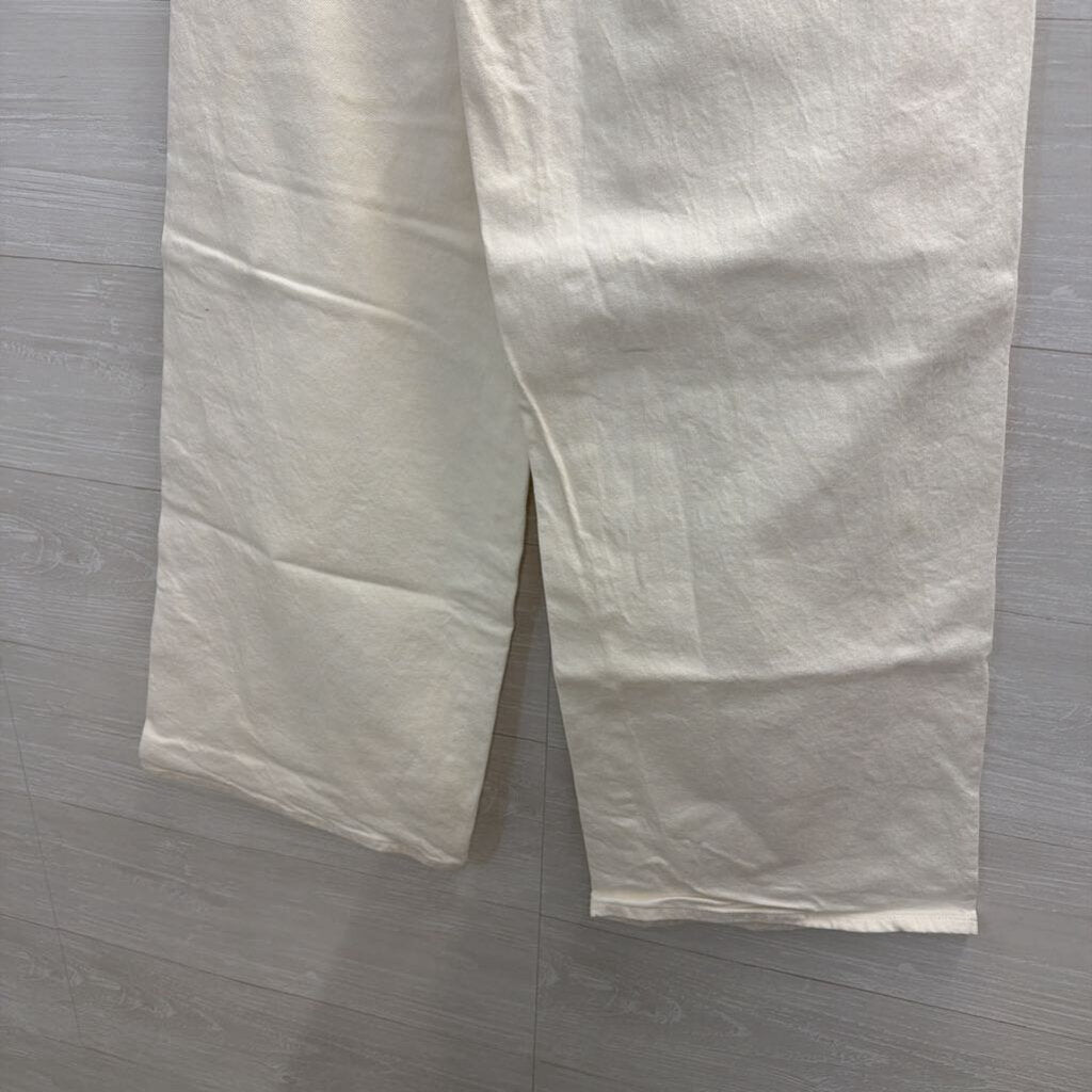 Cream Sailor Wide Leg Jeans 8
