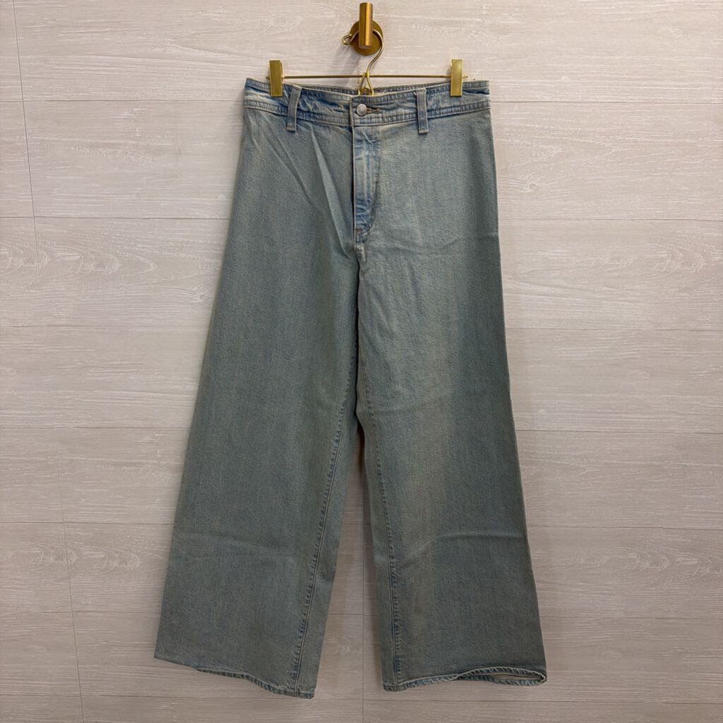 Light Wash Sailor Wide Leg Jeans 6