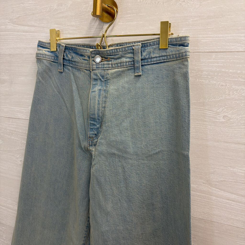 Light Wash Sailor Wide Leg Jeans 6