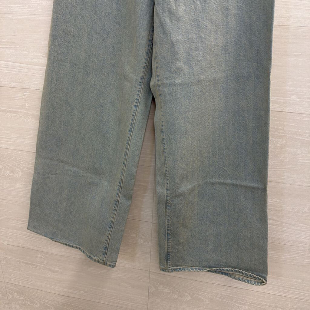 Light Wash Sailor Wide Leg Jeans 6