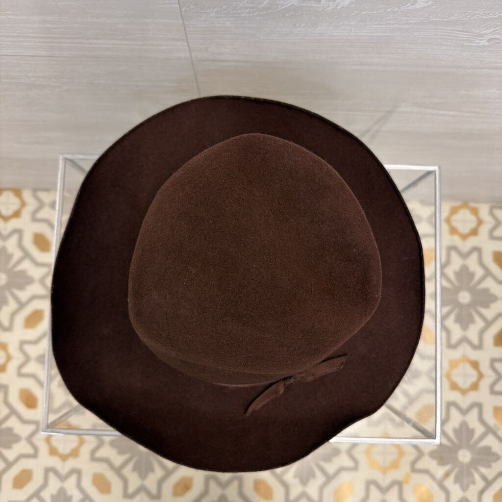 Vintage Banana Republic Brown Felt Hat