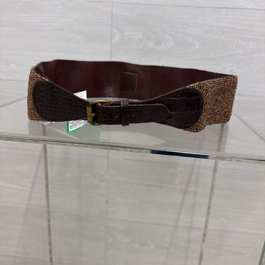 Jasper and Jeera Brown Beaded Belt Medium
