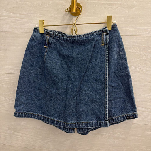 Vintage Route 66 Denim Wrap Skort 7/8