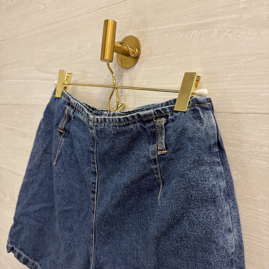 Vintage Route 66 Denim Wrap Skort 7/8