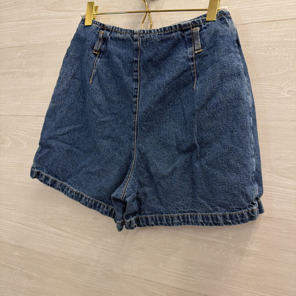 Vintage Route 66 Denim Wrap Skort 7/8