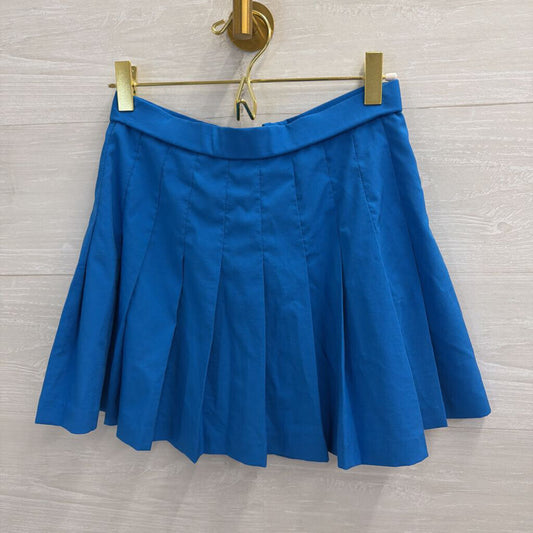 Vintage Lillys Blue Pleated Mini Skirt 6