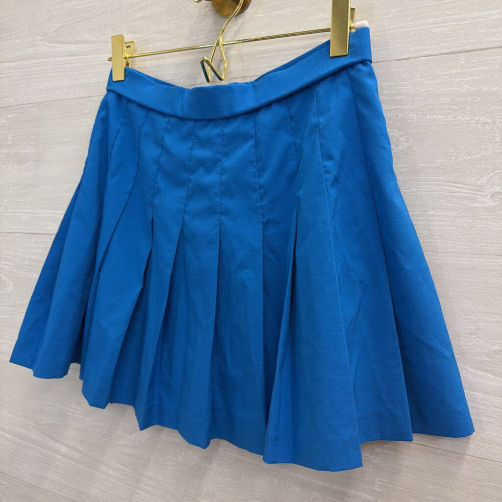Vintage Lillys Blue Pleated Mini Skirt 6