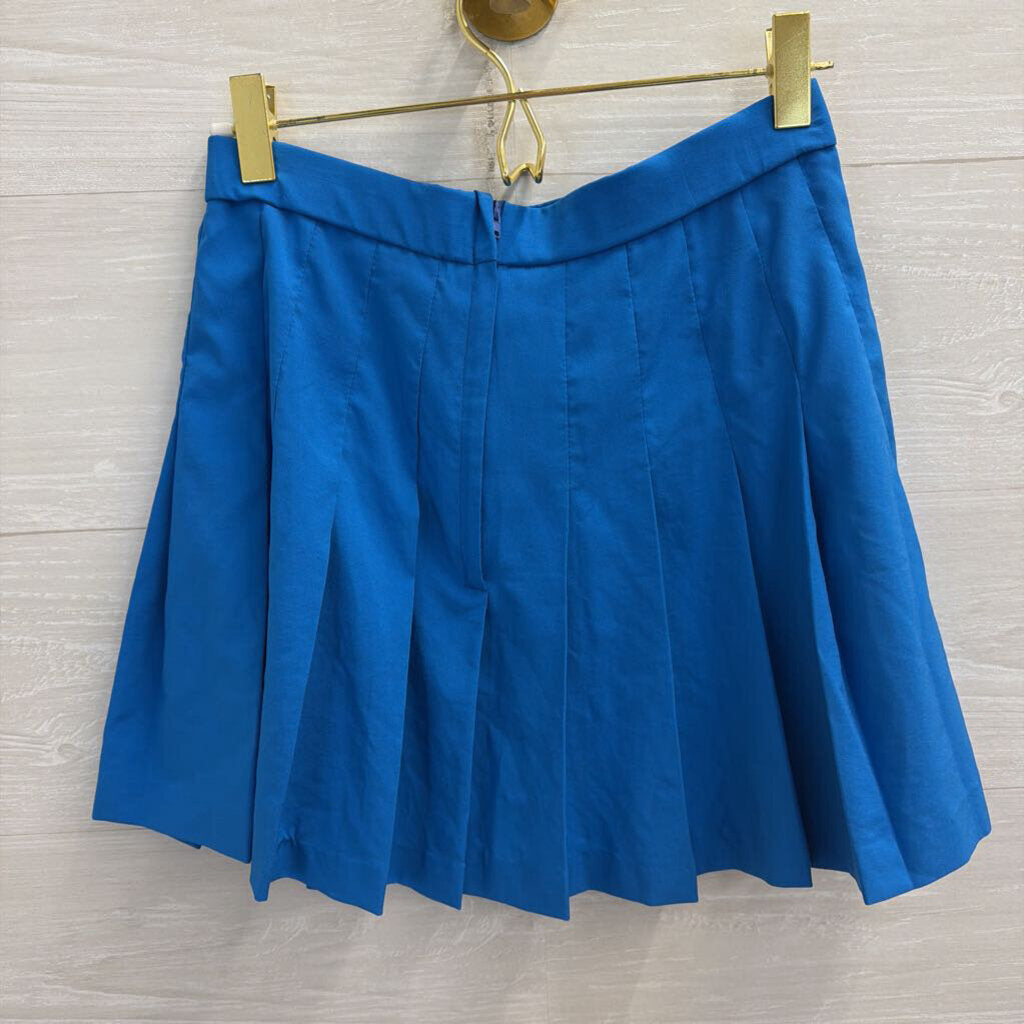 Vintage Lillys Blue Pleated Mini Skirt 6