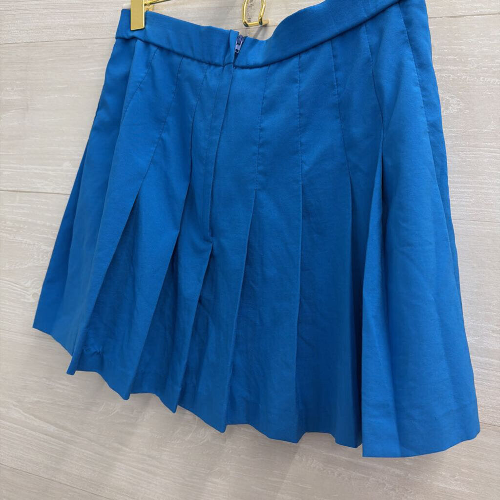 Vintage Lillys Blue Pleated Mini Skirt 6