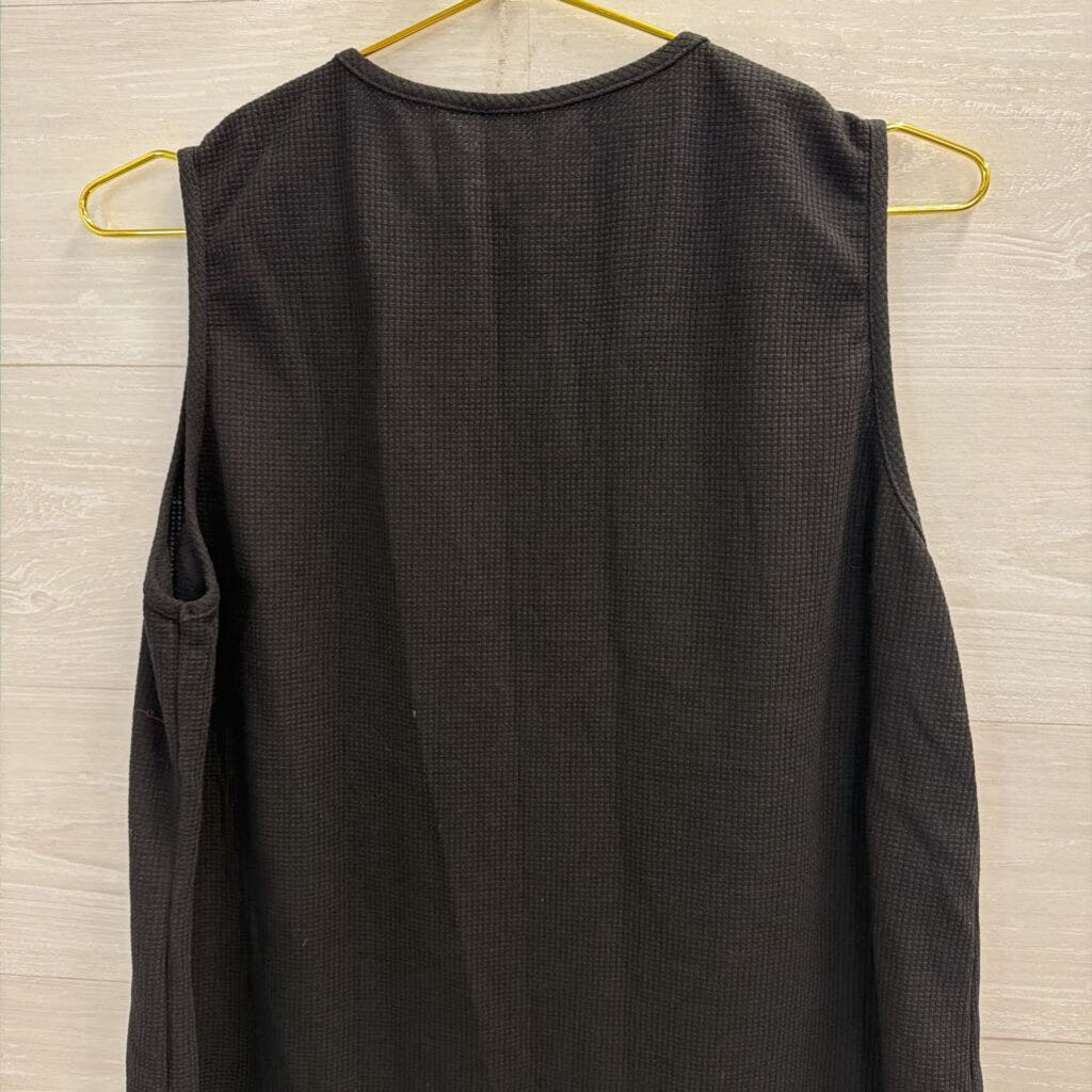 Cupshe Black/ Multi Knit Tank Top Large