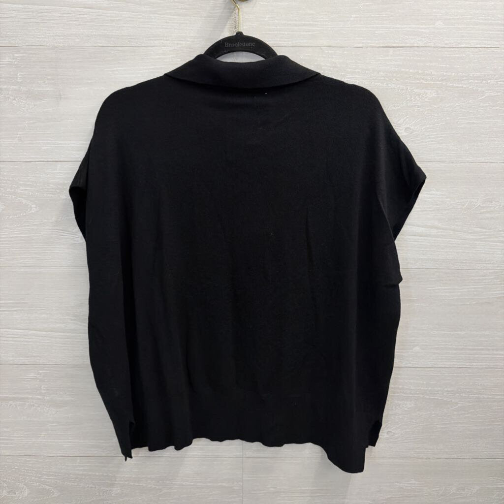Calvin Klein Black Short Sleeve Top Large